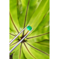 1.56 Ct. Cabochon Emerald from Pakistan Life Style