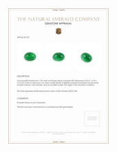1.90 Ct. Cabochon Emerald from Pakistan Appraisal