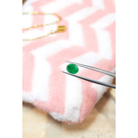 1.90 Ct. Cabochon Emerald from Pakistan Life Style