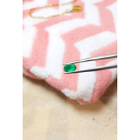 1.59 Ct. Cabochon Emerald from Pakistan Life Style