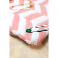 1.59 Ct. Cabochon Emerald from Pakistan Life Style