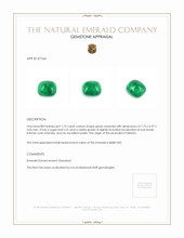 1.72 Ct. Cabochon Emerald from Pakistan Appraisal