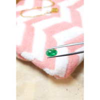 1.67 Ct. Cabochon Emerald from Pakistan Life Style