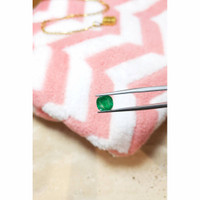 1.71 Ct. Cabochon Emerald from Pakistan Life Style