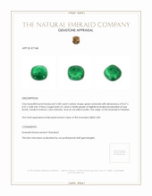2.08 Ct. Cabochon Emerald from Pakistan Appraisal