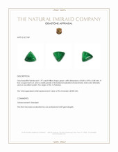 1.97 Ct. Cabochon Emerald from Pakistan Appraisal