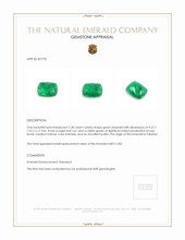 2.28 Ct. Cabochon Emerald from Pakistan Appraisal