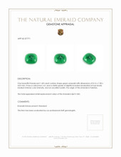1.68 Ct. Cabochon Emerald from Pakistan Appraisal