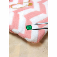 2.05 Ct. Cabochon Emerald from Pakistan Life Style