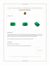 1.96 Ct. Cabochon Emerald from Pakistan Appraisal