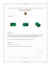 2.38 Ct. Cabochon Emerald from Pakistan Appraisal
