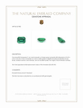 1.66 Ct. Emerald from Zambia Appraisal
