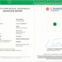 4.18 Ct. Emerald from Colombia - Muzo Pdf