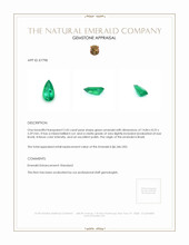 3.43 Ct. Emerald from Brazil Appraisal