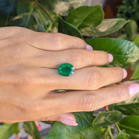 4.34 Ct. Emerald from Zambia Life Style