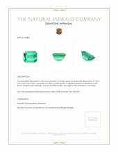1.50 Ct. Emerald from Colombia Appraisal