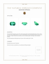 1.46 Ct. Emerald from Zambia Appraisal