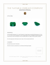 1.01 Ct. Emerald from Zambia Appraisal