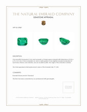 2.44 Ct. Emerald from Zambia Appraisal