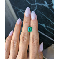 2.44 Ct. Emerald from Zambia Life Style