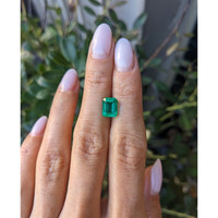 2.44 Ct. Emerald from Zambia Life Style