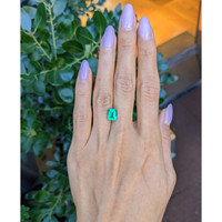 2.44 Ct. Emerald from Zambia Life Style