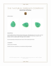 5.88 Ct. Emerald from Zambia Appraisal