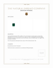 4.22 Ct. Emerald from Colombia Appraisal