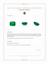 10.04 Ct. Emerald from Zambia Appraisal