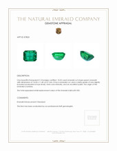 10.03 Ct. Emerald from Zambia Appraisal