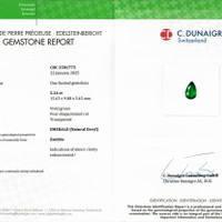 5.24 Ct. Emerald from Zambia Scan Report