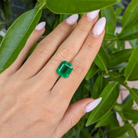 6.54 Ct. Emerald from Zambia Life Style
