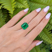 6.54 Ct. Emerald from Zambia Life Style