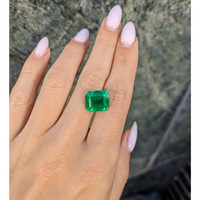 6.54 Ct. Emerald from Zambia Life Style