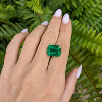 8.13 Ct. Emerald from Zambia Life Style