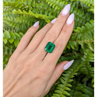 8.13 Ct. Emerald from Zambia Life Style