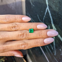 1.25 Ct. Emerald from Zambia Life Style