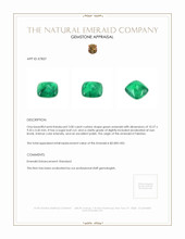 3.00 Ct. Cabochon Emerald from Pakistan Appraisal