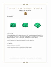 3.00 Ct. Cabochon Emerald from Pakistan Appraisal