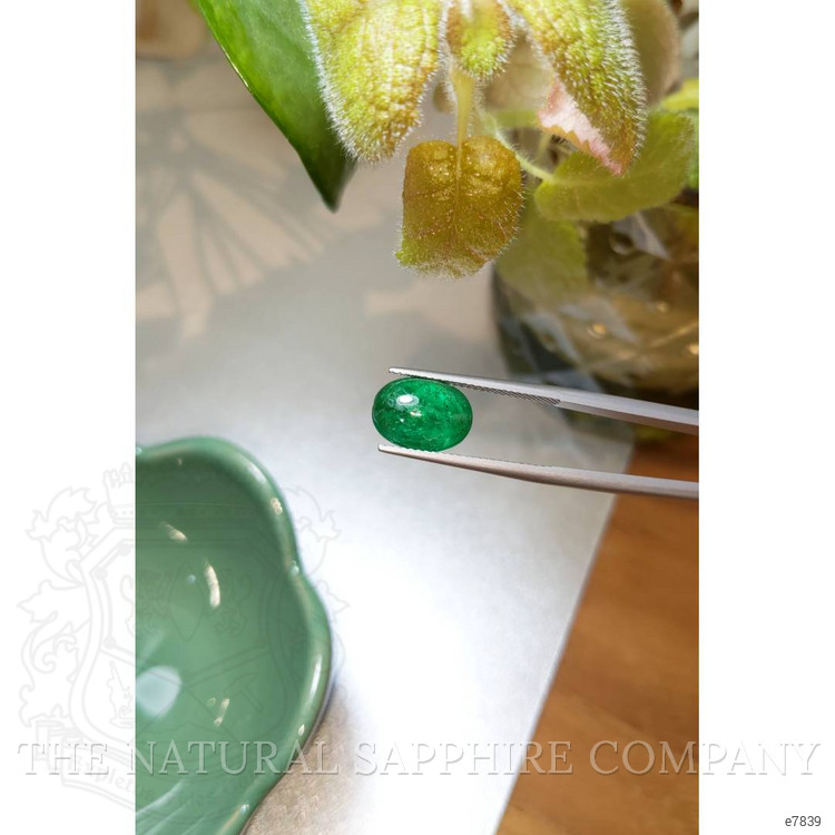 3.38 Ct. Cabochon Emerald from Pakistan