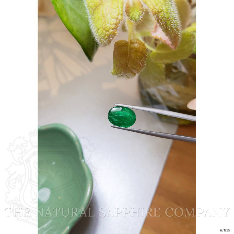 3.38 Ct. Cabochon Emerald from Pakistan