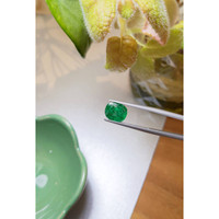 2.88 Ct. Cabochon Emerald from Pakistan Life Style