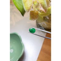 2.57 Ct. Cabochon Emerald from Pakistan Life Style
