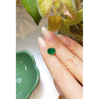 2.57 Ct. Cabochon Emerald from Pakistan Life Style