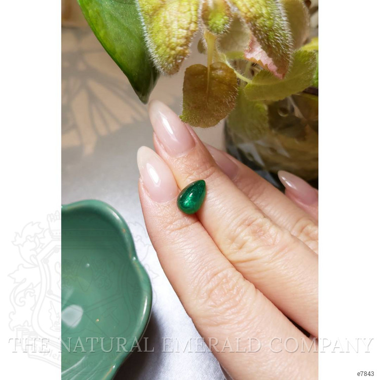 3.26 Ct. Cabochon Emerald from Pakistan