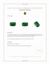 4.47 Ct. Cabochon Emerald from Pakistan Appraisal
