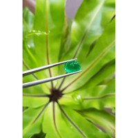 6.68 Ct. Cabochon Emerald from Pakistan Life Style