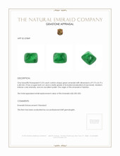3.33 Ct. Cabochon Emerald from Pakistan Appraisal