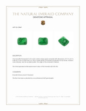 3.33 Ct. Cabochon Emerald from Pakistan Appraisal