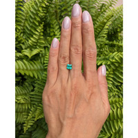 1.03 Ct. Emerald from Colombia Life Style